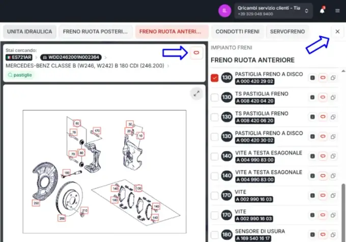 Integrazione Quoting24 con Qricambi per ricambisti, autoricambisti e operatori aftermarket che creano preventivi ricambi auto per meccanici e officine